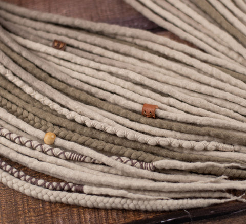 Blonde Ombre Viking Wool Dreads