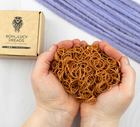Caramel brown rubber band