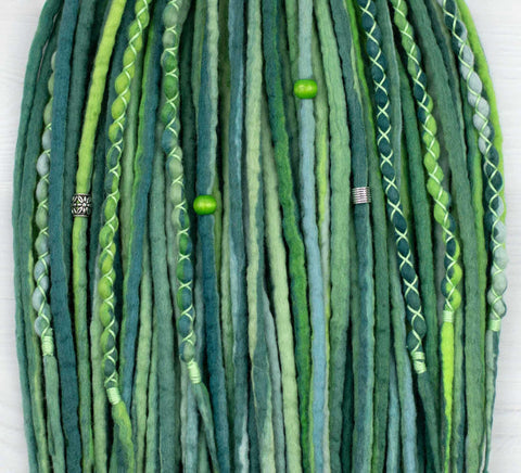 Evergreen dreadlock extensions