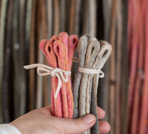 Flowering tree full mix set – 50 double ended + 20 single ended wool dreads