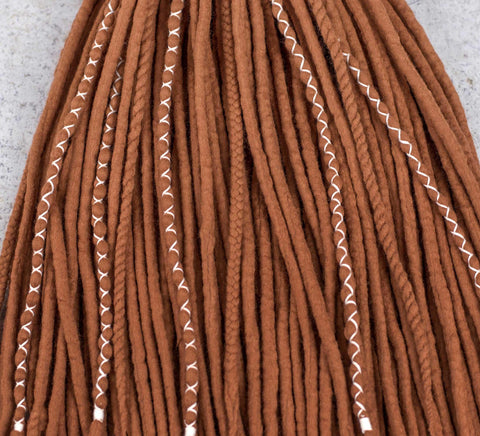 Ginger wool dread set