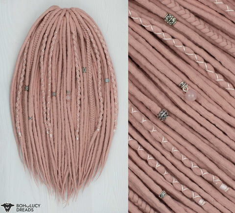 Shell wool dreadlock extensions