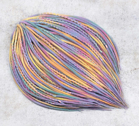 Unicorn wool dreads