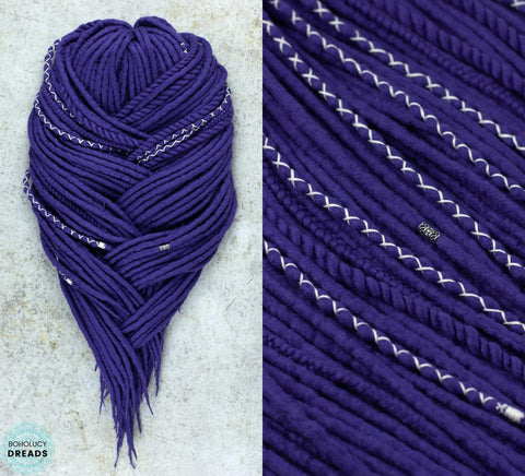 Iris wool dreads